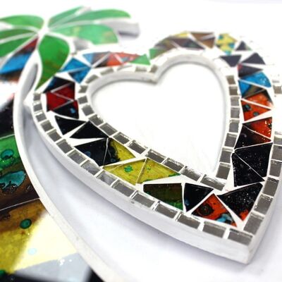 MCF-04 - Large Mosaic Coconut Picture Frame - Double - Sold in 2x unit/s per outer