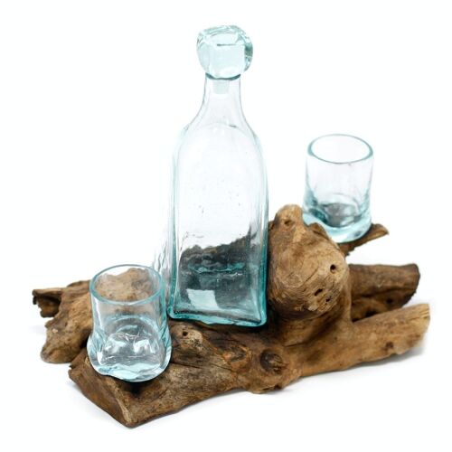 MGW-07 - Molten Glass on Wood - Whisky Set - Sold in 2x unit/s per outer