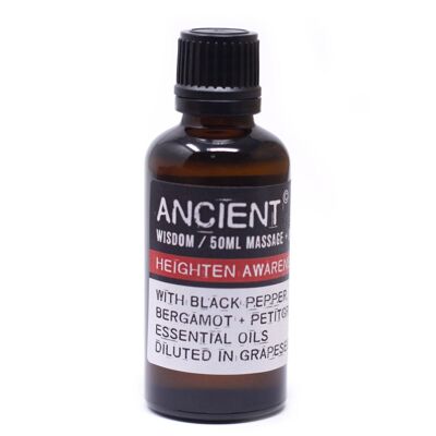 MO-10 - Heighten Awareness Massage Oil - 50ml - Sold in 1x unit/s per outer