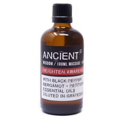 MOL-10 - Heighten Awareness Massage Oil - 100ml - Sold in 1x unit/s per outer