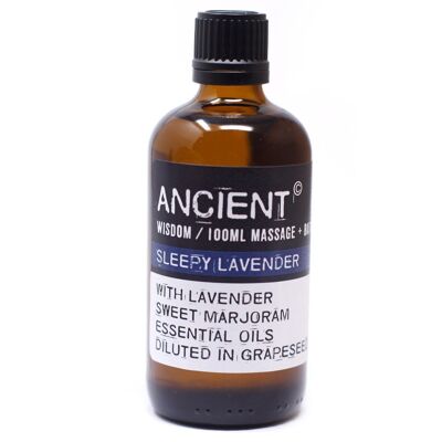 MOL-11 - Sleepy Lavender Massage Oil - 100ml - Sold in 1x unit/s per outer