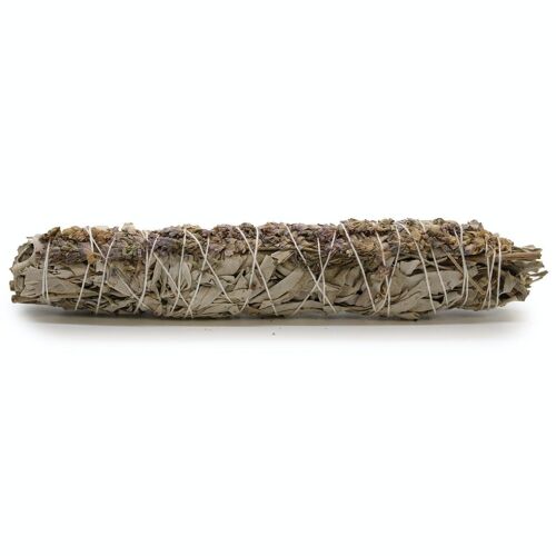 MSage-29 - Smudge Stick - White Sage & Lavender 22.5cm - Sold in 1x unit/s per outer