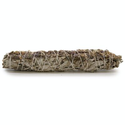 MSage-29 - Smudge Stick - Salvia bianca e lavanda 22,5 cm - Venduto in 1x unità/i per esterno