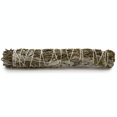 MSage-32 - Smudge Stick - Salvia bianca e cedro 22 cm - Venduto in 1x unità/i per esterno