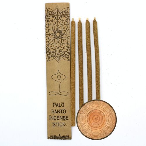 MSantoI-09 - Palo Santo Large Incense Sticks - Sandalwood - Sold in 3x unit/s per outer