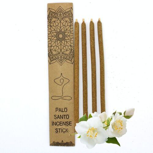 MSantoI-15 - Palo Santo Large Incense Sticks - Jasmine - Sold in 3x unit/s per outer