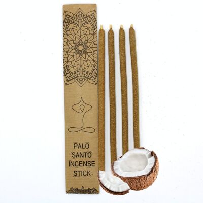 MSantoI-19 - Palo Santo Large Incense Sticks - Coconut - Sold in 3x unit/s per outer