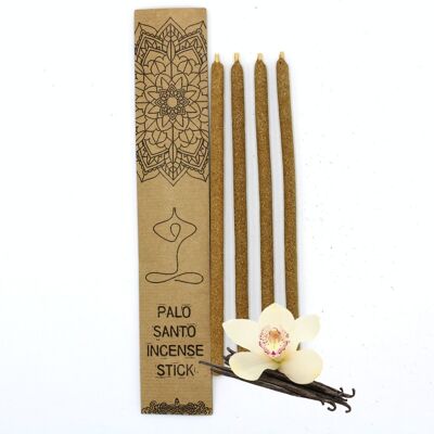 MSantoI-24 - Palo Santo Large Incense Sticks - Vanilla - Sold in 3x unit/s per outer