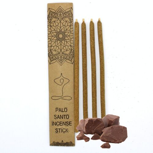 MSantoI-26 - Palo Santo Large Incense Sticks - Chocolate - Sold in 3x unit/s per outer