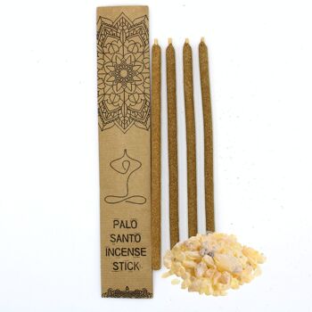 MSantoI-31 - Grands bâtons d'encens Palo Santo - Copal - Vendu en 3x unité/s par extérieur 2