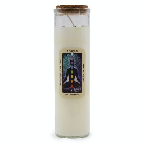 MSC-02 - Magic Spell Candle - Cleansing - Sold in 1x unit/s per outer
