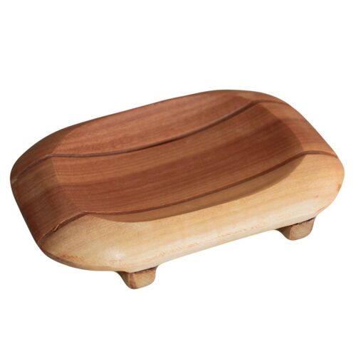 MSD-03 - Classic Naseberry Soap Dish - Oval in Rectangle - Sold in 6x unit/s per outer