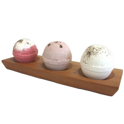 MSD-06 - Three Bay Naseberry Soap Dish - Sold in 1x unit/s per outer