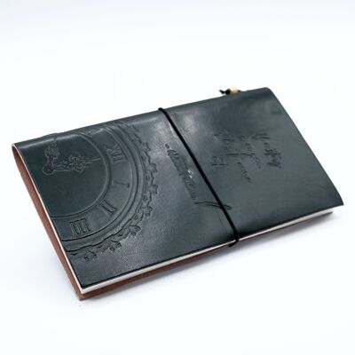 MSJ-04 - Handgemachtes Leder-Tagebuch - If a Story is in You - Grün (80 Seiten) - Verkauft in 1x Einheit/en pro Außenhülle
