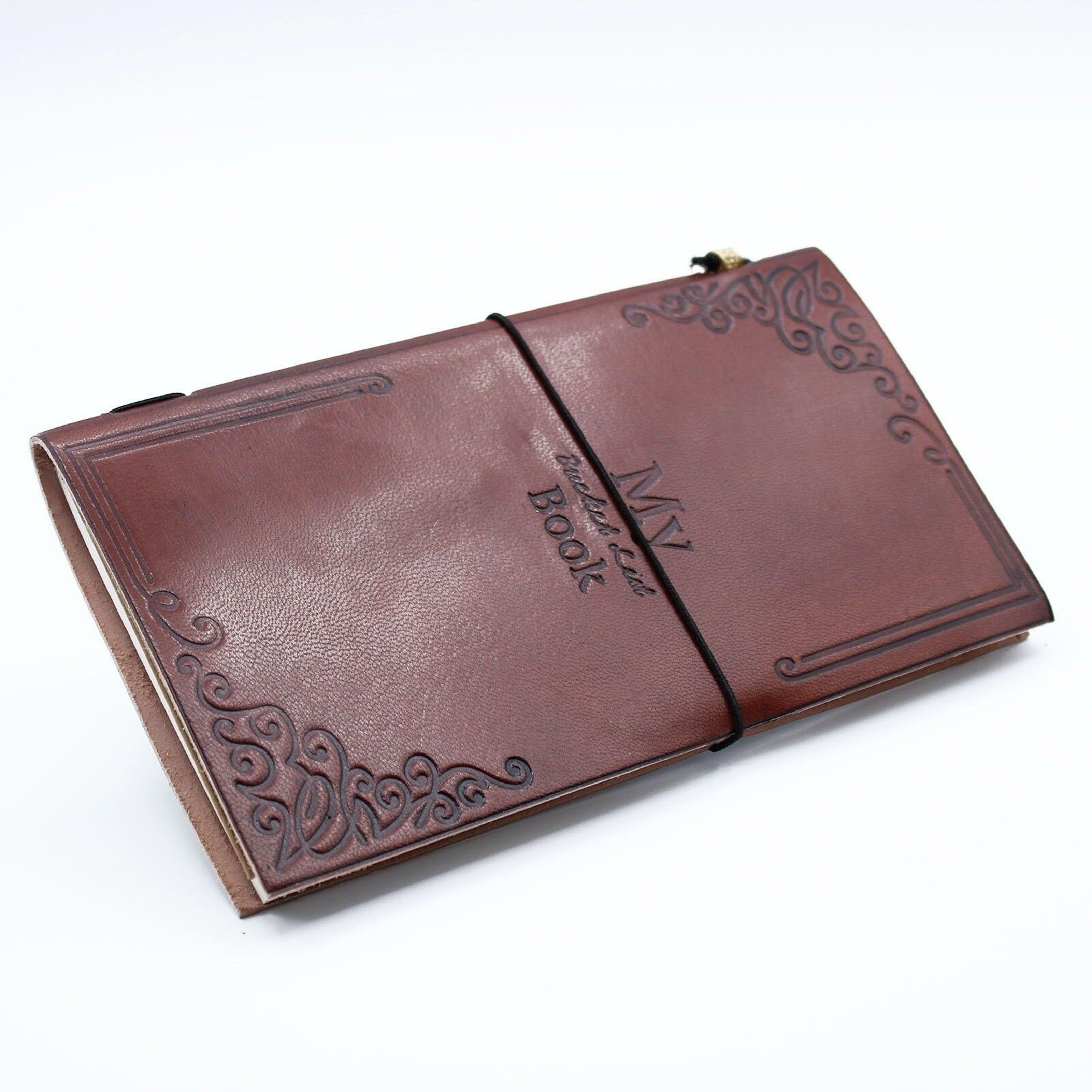 Buy wholesale MSJ-07 - Handmade Leather Journal - My Bucket List
