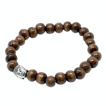 Nbang-07 - Perles brunes et bracelet Buddah - Vendu en 12x unité/s par extérieur 6