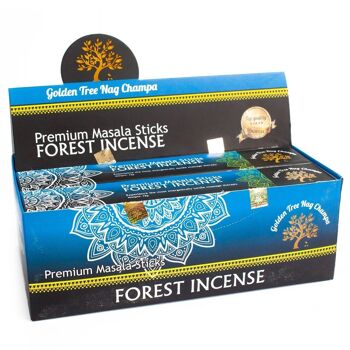 NCT-05 - Encens Golden Tree Nag Champa - Mélange forestier - Vendu en 12x unité/s par extérieur 3