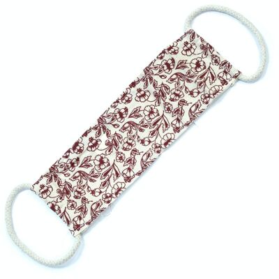 NCWBbag-02 - Empty Cotton Wheat Bags with Rope Handles - Floral Patterns - Sold in 10x unit/s per outer
