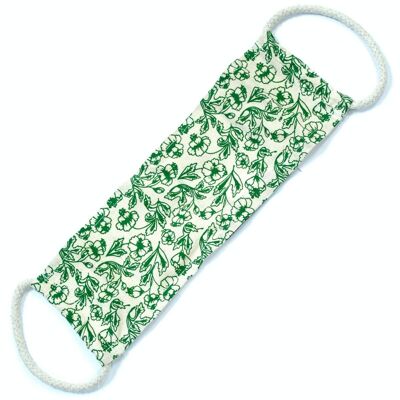 NCWBbag-04 - Empty Cotton Wheat Bags with Rope Handles - Floral Patterns - Sold in 10x unit/s per outer