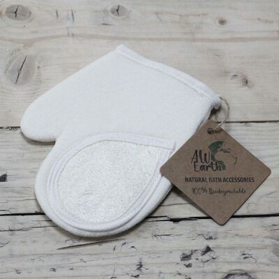 NLBS-01 - Natural Loofah Body Scrubs - Glove - Sold in 6x unit/s per outer