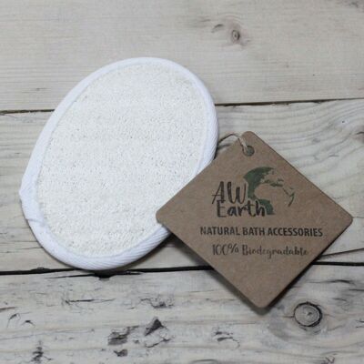 NLBS-02 - Natural Loofah Body Scrubs - Oval - Sold in 6x unit/s per outer