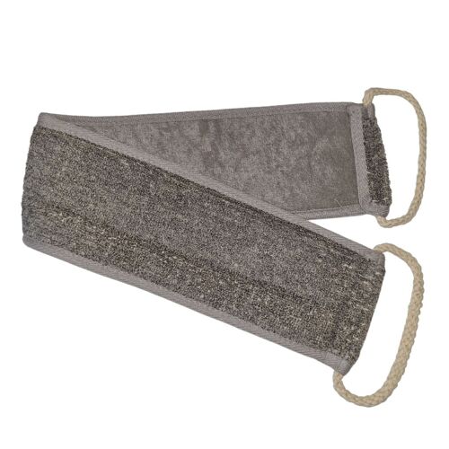 NLuxb-20 - Bamboo & Linen Back Strap - Charcoal - Sold in 4x unit/s per outer