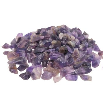 NMGC-10 - Amethyst Gemstone Chips Bulk - 1KG - Vendu en 1x unité/s par extérieur 1