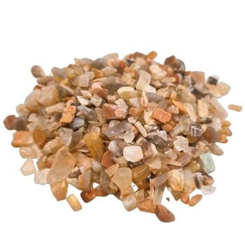 NMGC-11 - Moonstone Gemstone Chips Bulk - 1KG - Vendu en 1x unité/s par extérieur 4