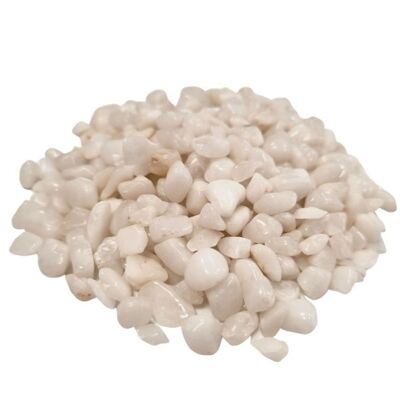 NMGC-13 - Chips de pierres précieuses de quartz blanc en vrac - 1KG - Vendu en 1x unité/s par extérieur