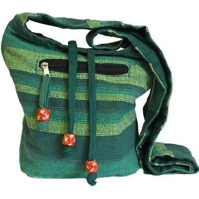 NSBag-01 - Nepal Sling Bag - Forest Green - Verkauft in 4x Einheit/en pro Außentasche