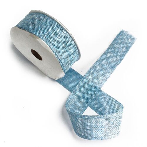 NTRib-01 - Natural Texture Ribbon 38mm x 20m - Baby Blue - Sold in 1x unit/s per outer