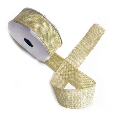 NTRib-04 - Natural Texture Ribbon 38mm x 20m - Sand - Sold in 1x unit/s per outer
