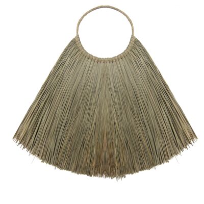 NWA-06 - Large Seagrass Fan Wall Decor - Natural - Sold in 1x unit/s per outer