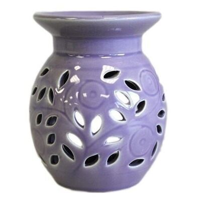 OB-193A - Floral Oil Burner - Lavender - Sold in 1x unit/s per outer