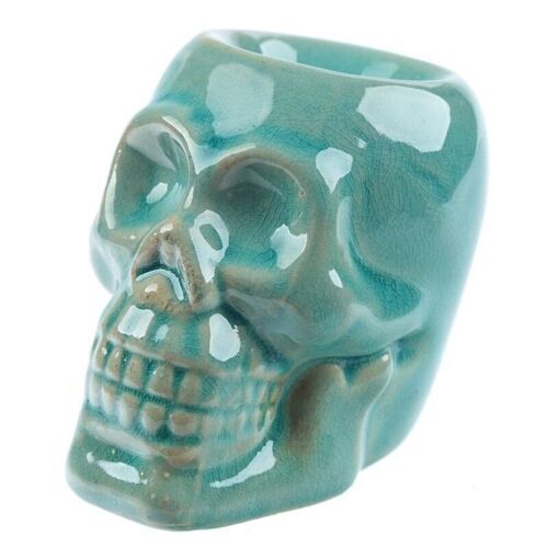 OB-277 - Eden Mini Ceramic Skull Oil Burner Pack of 12 - Sold in 12x unit/s per outer