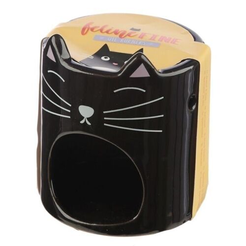 OB-278 - Feline Fine Ceramic Cat Head Oil Burner - Sold in 12x unit/s per outer