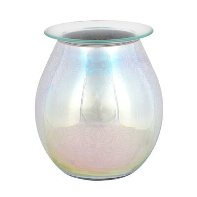 OB-288 - Geometric Flower Light-up Electric Oil Burner - Sold in 2x unit/s per outer