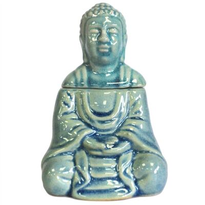 OBBB-04 - Brûleur à mazout Bouddha assis - Bleu - Vendu en 1x unité/s par extérieur