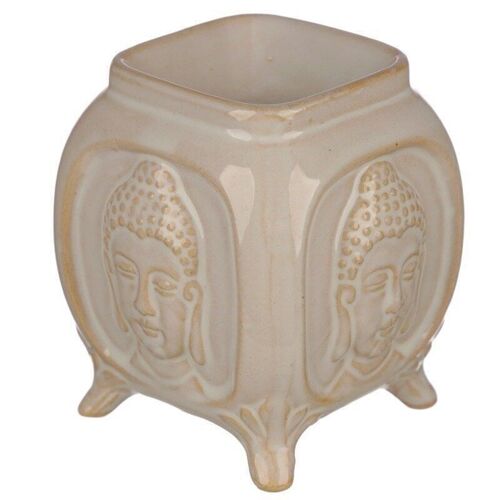 OBBB-09 - Eden Embossed Buddha Ceramic Oil Burner - Sold in 1x unit/s per outer
