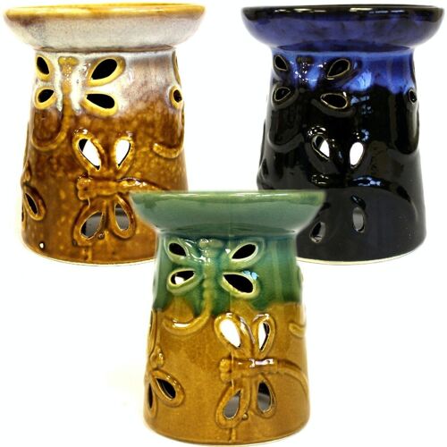 OBCS-03 - Classic Rustic Oil Burner - Dragonfly (assorted) - Sold in 6x unit/s per outer