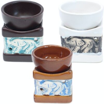 OBCS-08 - Classic Elephant Oil Burners (aast) - Sold in 6x unit/s per outer