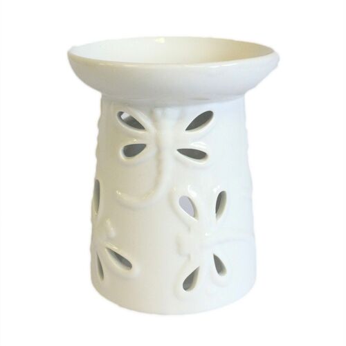 OBCW-05 - Classic White Oil Burner - Dragonfly - Sold in 1x unit/s per outer