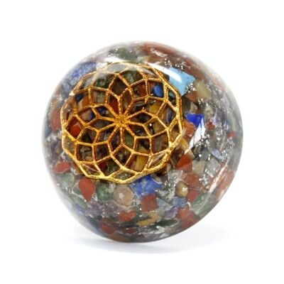 ODesk-06 - Orgonite Desk Power Packs - Multi Stone Dome - Sold in 1x unit/s per outer