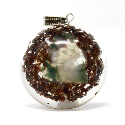 OPP-07 - Orgonite Power Pendant - Power Block in Dome - Sold in 3x unit/s per outer
