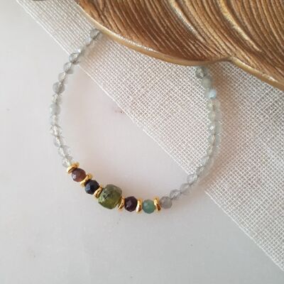 Bracciale Labradorite, Vesonite - Amara