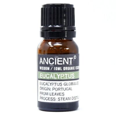 OrgEO-03 - Eucalyptus Organic Essential Oil 10ml - Sold in 1x unit/s per outer