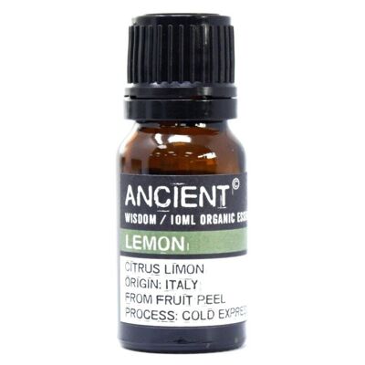 OrgEO-07 - Olio essenziale biologico di limone 10 ml - Venduto in 1x unità/i per esterno