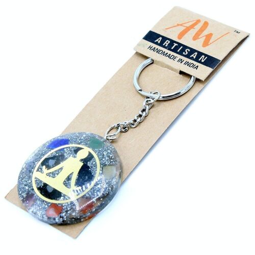 OrgK-03 - Orgonite Power Keyring - Buddha Seven Chakra - Sold in 1x unit/s per outer