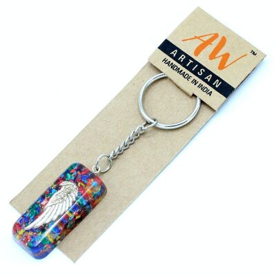 OrgK-08 - Orgonite Power Keyring - Guardian Protection - Sold in 1x unit/s per outer
