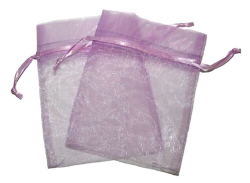 OrgM-05 - Med Organza Bags - Lavender - Sold in 30x unit/s per outer